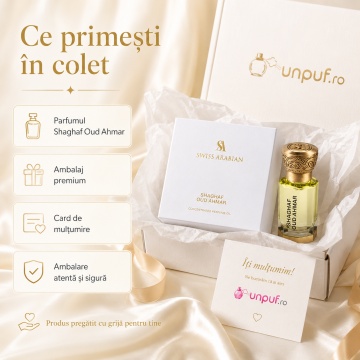 Parfum Arăbesc Shaghaf Oud Ahmar 12 ml, Swiss Arabian, Apă de Parfum , Unisex, Damă, Bărbat - Img 5