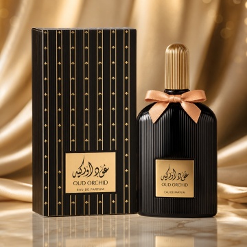Parfum Arăbesc Suroori Oud Orchid 100 ml, Apă de Parfum Unisex, Damă și Bărbat, Inspirat Black Orchid, Aromă Oriental Lemnoasă cu Bergamotă, Șofran, Trandafir, Lemn Cald, Rășini, Oud, Patchouli, Ambră și Mosc