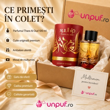 Parfum Arăbesc Thara Al Oud Supreme Intense Ard Al Zaafaran 100 ml, Apă de Parfum Unisex Damă și Bărbat, Aromă Oriental Oud Lemnoasă Inspirată de Tuscan Leather - Img 2