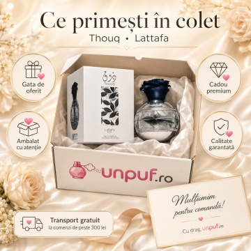 Parfum Arăbesc Thouq Lattafa Pride EDP 80 ml Unisex, Inspirat Delina, Aromă Florală Fructată Gurmandă cu Bergamotă, Lici, Trandafir, Tămâie, Ambră și Vetiver - Img 4