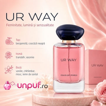 Parfum Arăbesc UR Way Fragrance World 100 ml, Apă de Parfum Damă, Aromă Floral Alb Vanilată cu Bergamotă, Floare de Portocal, Iasomie Indiană, Tuberoză, Cedru, Mosc Alb și Vanilie - Img 8