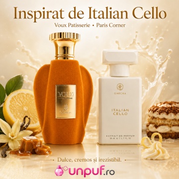 Parfum Arăbesc Voux Patisserie Emir 100 ml, Apă de Parfum Unisex, Damă, Bărbat, Aromă Oriental Vanilată, Gurmandă, cu Migdale, Lapte, Șofran și Vanilie - Img 8
