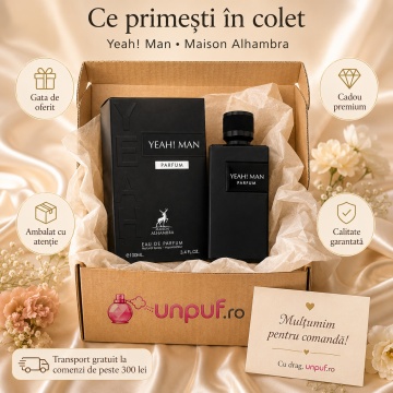 Parfum Arăbesc Yeah! Man Parfum Maison Alhambra EDP 100 ml Bărbat, Inspirat Y Le Parfum Yves Saint Laurent, Aromă Oriental Fougère Ambrată cu Măr, Aldehide, Grepfrut, Ghimbir, Salvie, Lavandă, Mușcată, Tonka, Cedru, Olibanum și Paciuli - Img 4