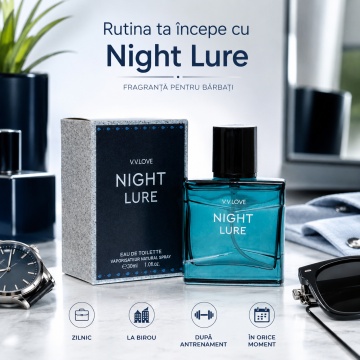 Parfum Bărbat V.V. Love Night Lure Eau de Toilette 30 ml, Inspirat din Bleu de Chanel, Aromă Fresh, Citrică, Lemnoasă și Elegantă - Img 7