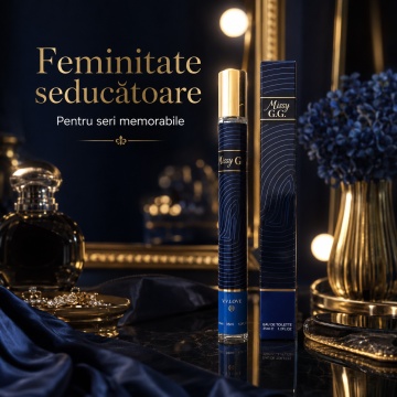 Parfum Damă Missy G.G. 35 ml V.V. Love, Apă de Toaletă, Inspirat de Good Girl Carolina Herrera, Aromă Oriental Floral Gurmandă cu Migdale, Cafea, Bergamotă, Tuberoză, Iasomie, Floare de Portocal, Vanilie, Pralină, Tonka, Cacao, Mosc și Cedru - Img 5