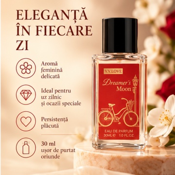 Parfum Dama V.V.Love Dreamer's Moon, Eau de Parfum EDP, 30 ml, Oriental, cu Note Florale si Lemnoase, Elegant, Persistent, pentru Zi si Seara - Img 3