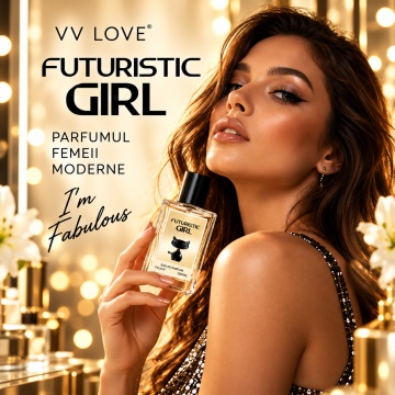 Parfum Dama VV Love Futuristic Girl, Eau de Parfum EDP, 30 ml, Persistent, Feminin, Elegant, Spray, pentru Zi si Seara - Img 3