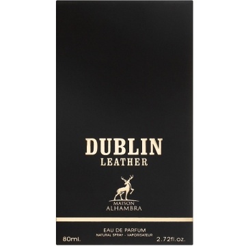 Parfum Dublin Leather Maison Alhambra 80 ml, Apa De Parfum, Unisex - Img 4