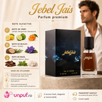 Parfum Jebel Jais Escent 100 ml, Apa De Parfum, Barbati - Img 8