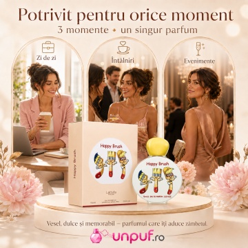 Parfum Lattafa Happy Brush 75 ml, parfum arăbesc, edp, Unisex, Damă, Bărbat - Img 6