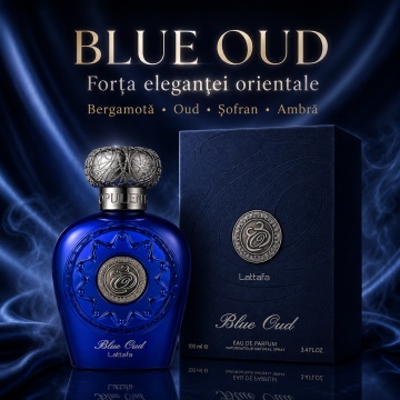 Parfum Lattafa Opulent Blue Oud 100 ml, Eau de Parfum unisex, aromă oriental lemnoasă cu oud - Img 11