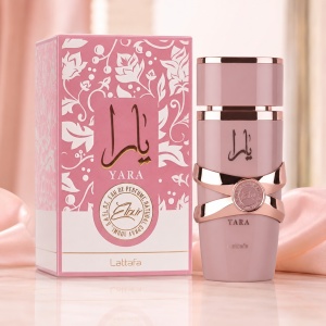 Parfum Lattafa Yara Elixir 100 ml, Apă de Parfum Damă, Aromă Dulce Gourmandă Ambra Vanilat, Note de Coacăze Negre, S’Mores cu Căpșuni, Caramel, Mosc și Vanilie