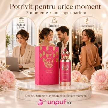 Parfum Lutfah First Love Eau de Parfum 80ml, tip arăbesc, Damă - Img 6