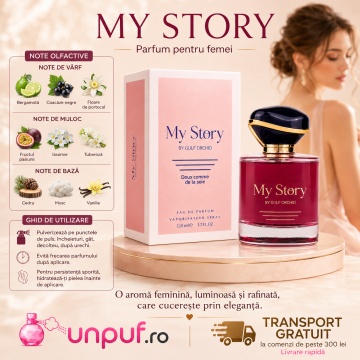 Parfum My Story Gulf Orchid 110 ml, Apa De Parfum, Femei - Img 9