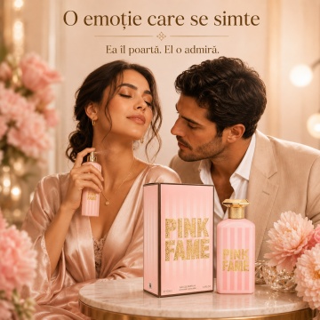 Parfum Pink Fame Fragrance World 100 ml, Apa De Parfum, Femei - Img 5