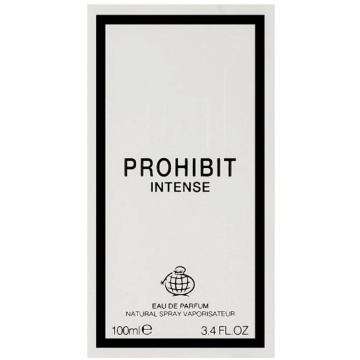 Parfum Prohibit Intense Fragrance World 100 ml, Apa De Parfum, Femei - Img 3