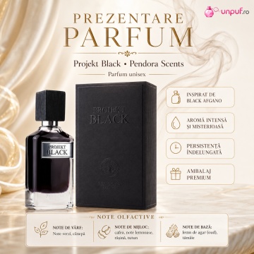Parfum Project Black Pendora Scents 100 ml, Apa De Parfum, Barbati - Img 3