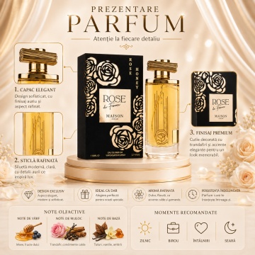 Parfum Rose Honey Maison Asrar 110 ml, Apa De Parfum, Unisex - Img 3