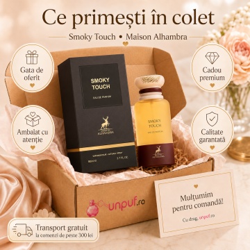 Parfum Smoky Touch Maison Alhambra 80 ml, Apa De Parfum, Unisex - Img 7