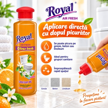 Parfum Superconcentrat WC Royal Air Fresh Citrus Fresh – 250 ml - Img 3