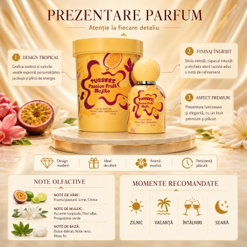 Parfum Tubbees Passion Fruit Mojito Edp 50 ml - Img 7