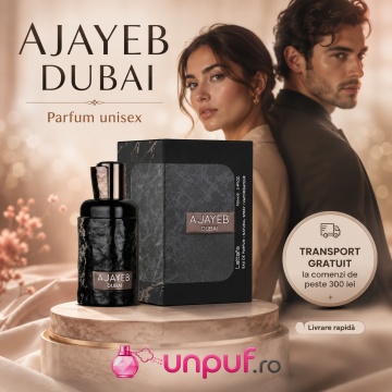 Parfum Unisex Lattafa Ajayeb Dubai, Eau de Parfum 100 ml, Aromă Dulce Condimentată cu Vanilie, Cafea, Caramel, Șofran și Ananas - Img 4