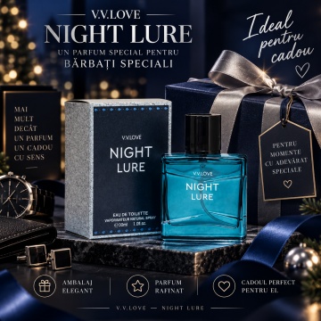 Parfum V.V. LOVE Night Lure, parfum barbatesc, 30 ml - Img 4