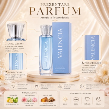 Parfum Valencia Eau de Parfum 100ml, tip arăbesc, Unisex, Damă, Bărbat - Img 3