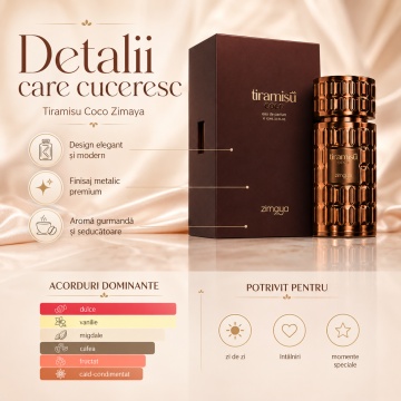 Parfum Zimaya Tiramisu Coco 100 ml - Img 3