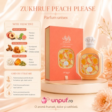 Parfum Zimaya Zukhruf Peach Please 100 ml - Img 3