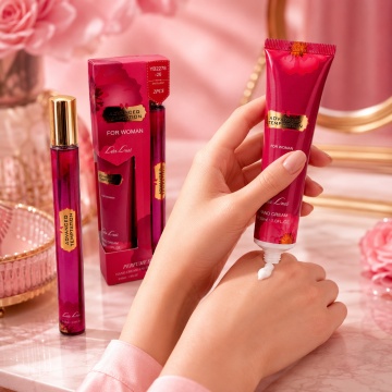 Set Advanced Temptation For Woman 2x35 ml, Apă de Toaletă Damă 35 ml + Cremă de Mâini 35 ml, Aromă Fructată Florală, Proaspătă și Dulce, Note de Măr Verde, Floare de Cactus și Trandafir - Img 2