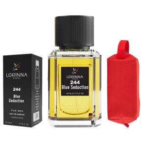 Set Apă de Parfum Lorinna Paris Parfum Blue Seduction, 50 ml, de Bărbat si Gentuță Parfumuri