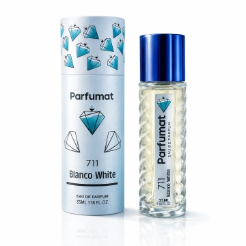 Set Apa de parfum Parfumat 711 Bianco White, Unisex, 35 ml si Gentuta cosmetice - Img 3