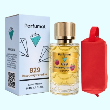 Set Apa de parfum Parfumat 829 Raspberry Paradise. Unisex, 50 ml si Gentuta cosmetice