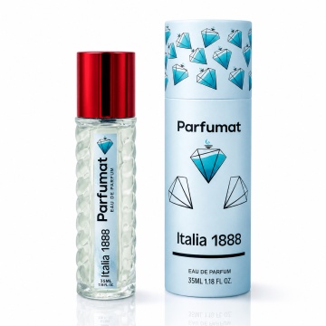 Set Apa de parfum Parfumat Italia 1888, Unisex, 35 ml si Gentuta cosmetice - Img 3