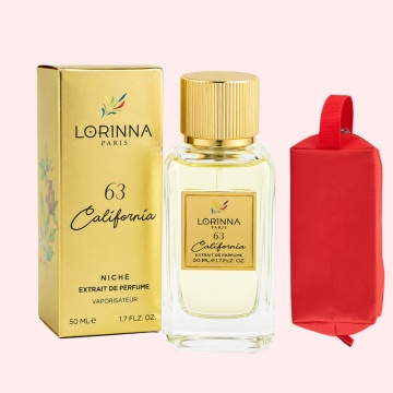 Set Extract de Parfum Lorinna Paris Parfum California, Femei Barbati Unisex, 50 ml, Gentuta Parfumuri
