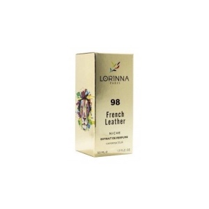 Set Extract de Parfum Lorinna Paris Parfum French Leather, Unisex Damă Bărbat, 50 ml si Gentuță Parfumuri - Img 3