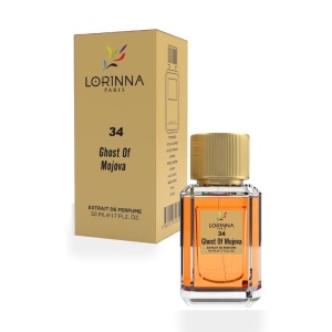 Set Extract de Parfum Lorinna Paris Parfum Ghost of Mojave, 50 ml, Unisex Damă Bărbat si Gentuță Parfumuri - Img 3