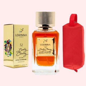Set Extract de Parfum Lorinna Paris Parfum Lovely Cherry, 50 ml, Unisex Damă Bărbat si Gentuță Parfumuri