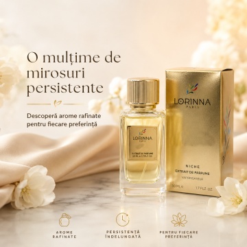Set Extract de Parfum Lorinna Paris Parfum Lucky Splendid, Femei, 50 ml, Gentuta Parfumuri - Img 3