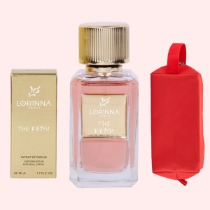 Set Extract de Parfum Lorinna Paris Parfum The Kedu, 50 ml, Unisex Damă Bărbat si Gentuță Parfumuri