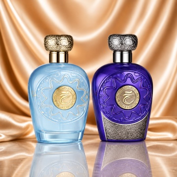 Set Parfum Lattafa Opulent Collection Dubai & Blue Oud Elixir, 2 x 100 ml Eau de Parfum Unisex, 2 mostre fiolă , cutie cadou premium, arome orientale - Img 2