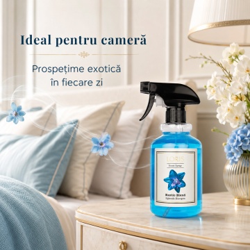 Spray Odorizant Loris Pafum Exotic Blend, 500 ml, pentru Cameră, Hol, Baie și Auto, Aromă Exotică Fresh - Img 2
