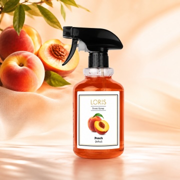 Spray Odorizant Loris Pafum Peach, 500 ml, pentru Cameră, Hol, Baie și Auto, Aromă de Piersică