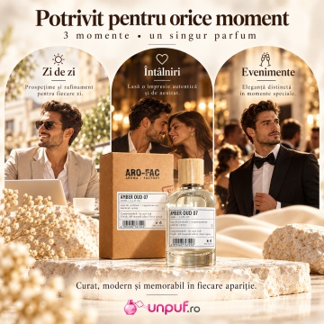 Amber Oud 07, parfum barbati, EDP, Aro-Fac,100 ml - Img 5