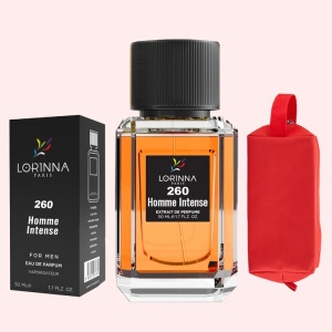Apă de Parfum Lorinna Paris Parfum Homme Intense 260, 50 ml, pentru Bărbați, cu Gentuță Cosmetica - Img 2