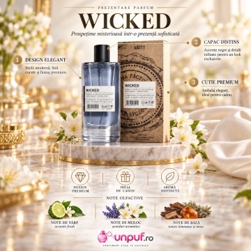 ARO-FAC Aroma Factory Wicked – Parfum EDP 100 ml, bărbați - Img 3