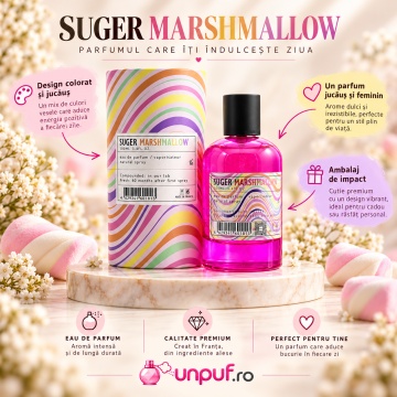 Aro-Fac Suger Marshmallow parfum unisex inspirat de Yum Boujee Marshmallow 81, EDP, 100 ml - Img 3