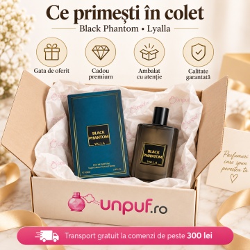 Black Phantom, Yalla parfum unisex inspirat de Black Phantom Kilian, EDP,50 ml - Img 3