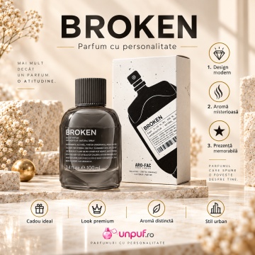 Broken, Aro-Fac parfum barbati, EDP, 100 ml - Img 3